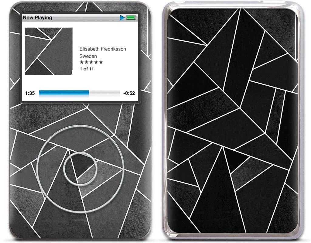 Black Stone iPod Skin