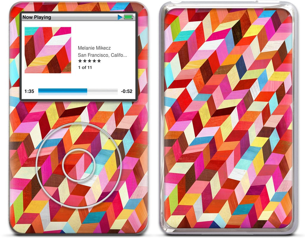 Red Rhombus iPod Skin