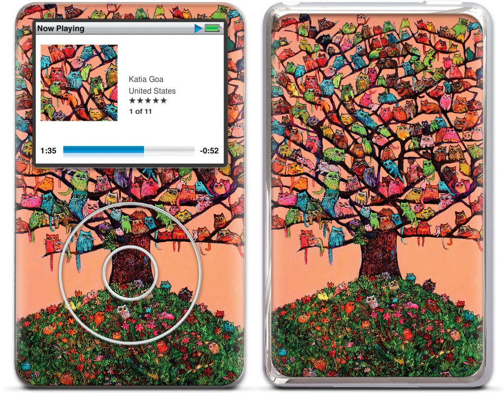 "Meau Tree" iPod Skin