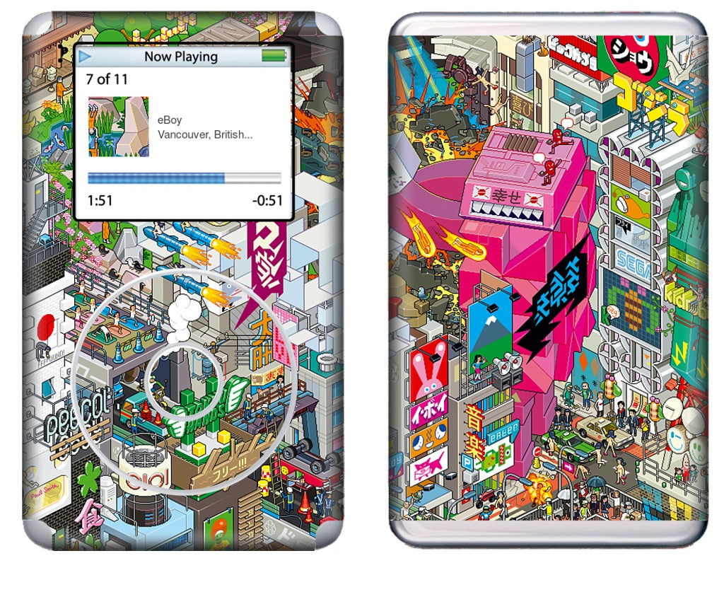 Tokyo iPod Skin