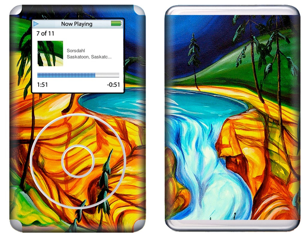 Cup Of Life Athabasca Falls Jasper iPod Skin