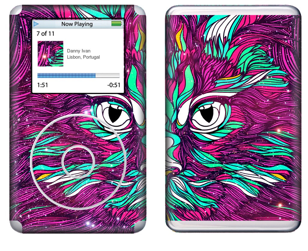 Space Cat iPod Skin