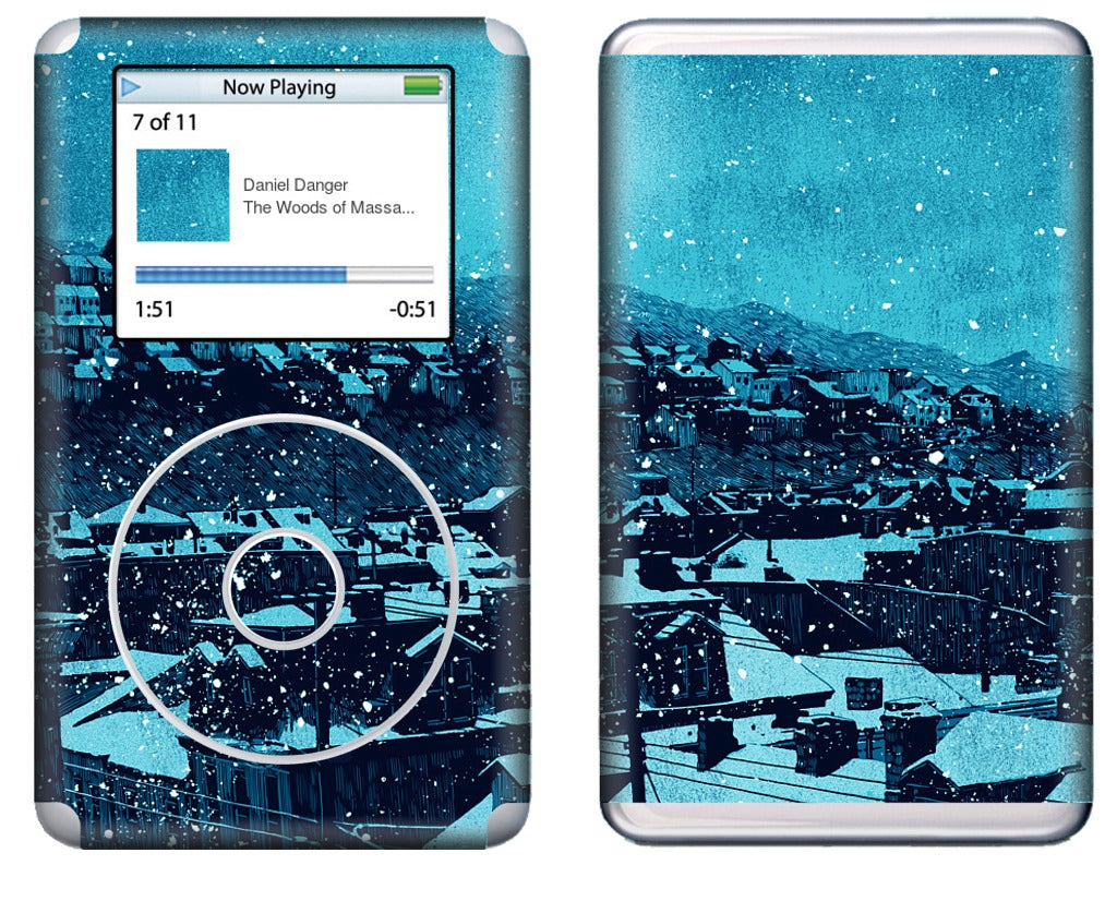 "we wait out the storm, and i am floored" iPod Skin