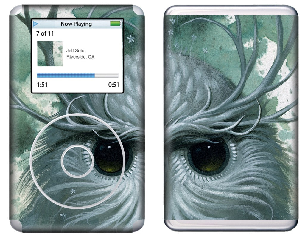 Snow Owl iPod Skin