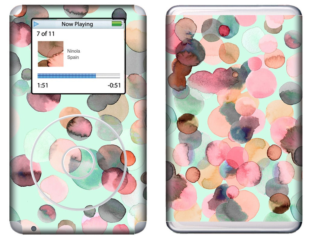Color drops iPod Skin