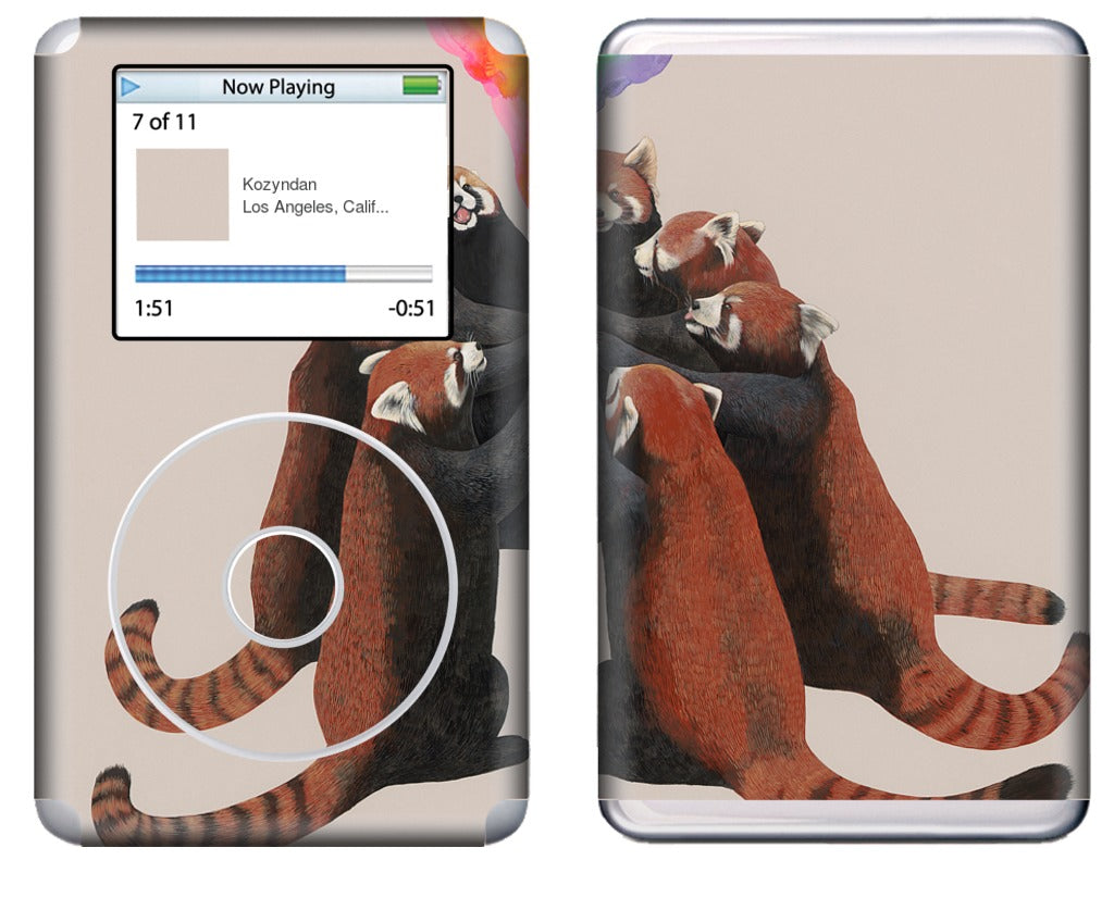 Red Pandas iPod Skin