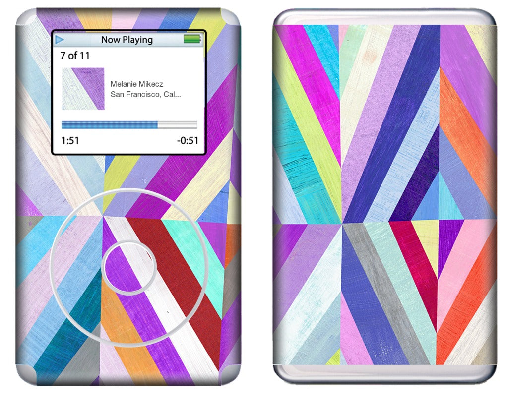 Purple Diamonds iPod Skin