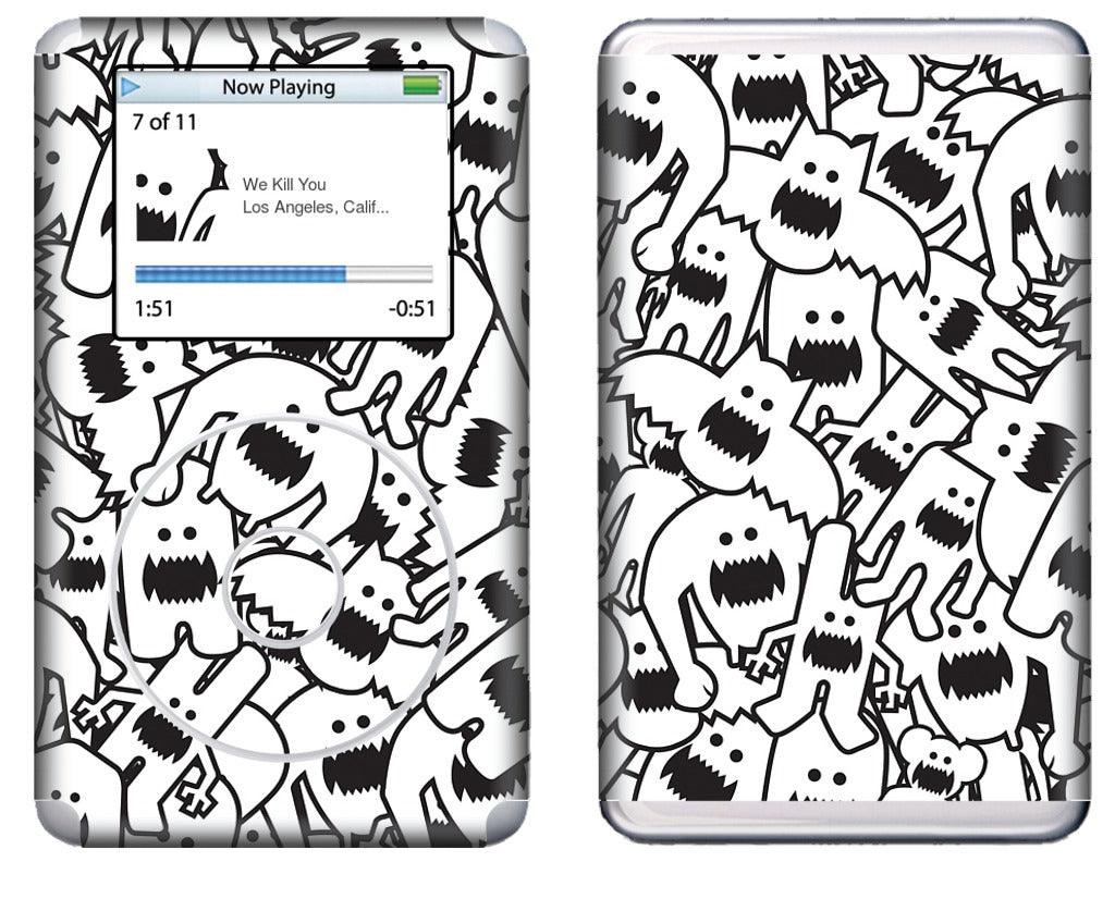 Monster Collage iPod Skin