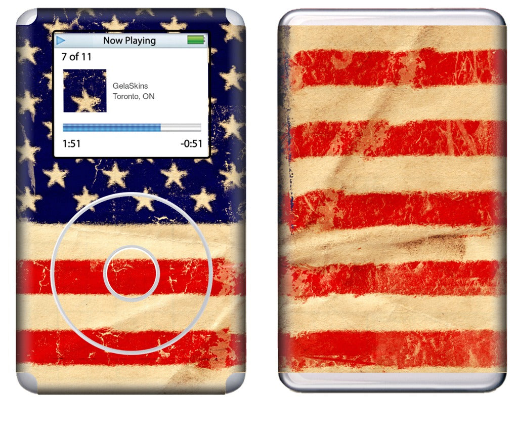 Stars and Stripes iPod Skin