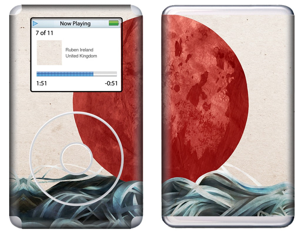 Sunrise in Japan iPod Skin