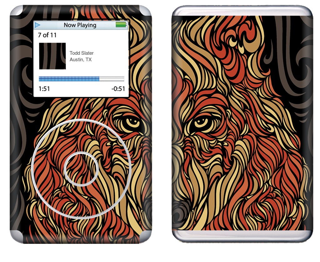 The Lone Wolf iPod Skin
