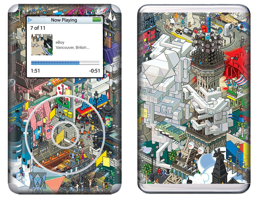 Paris iPod Skin