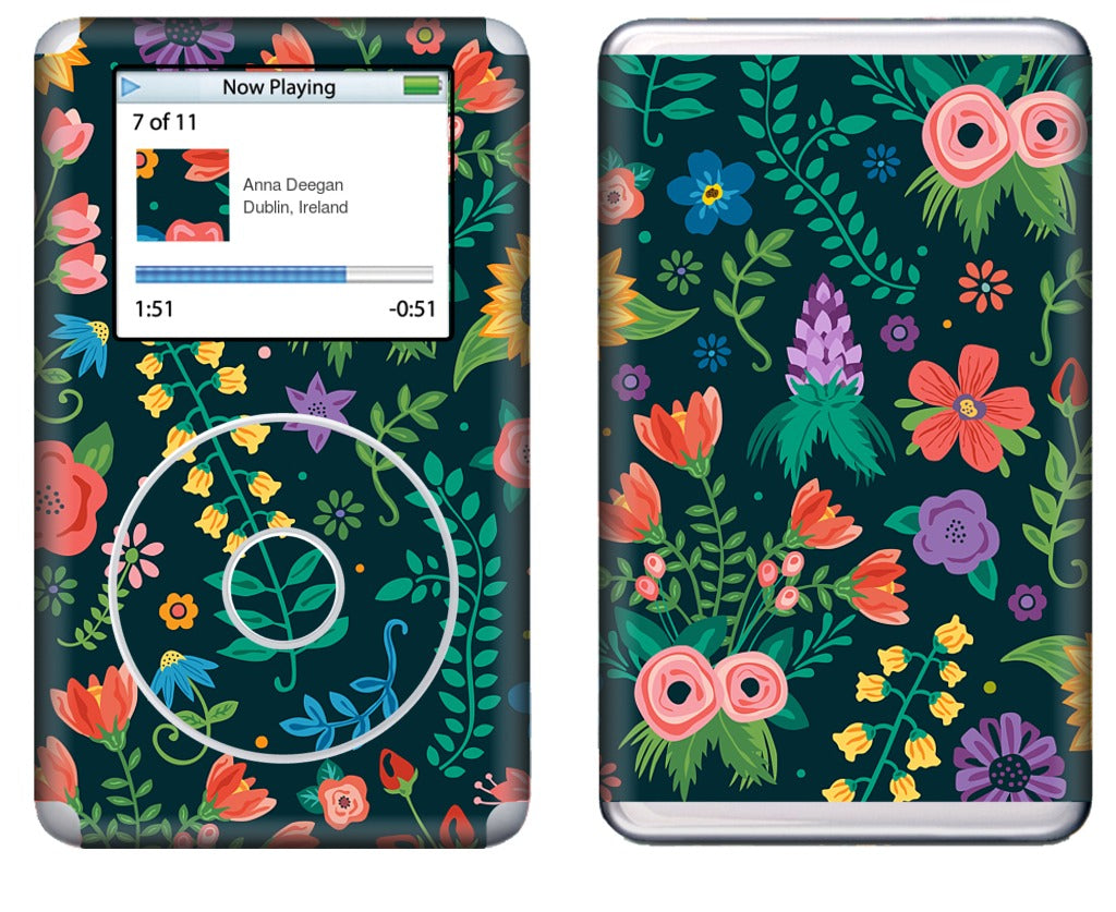 Floral Heart iPod Skin