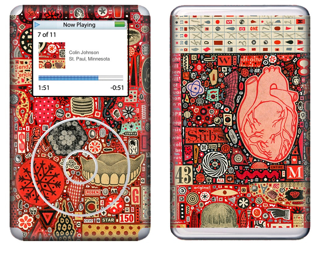 Big Numbers - Heart and Teeth iPod Skin