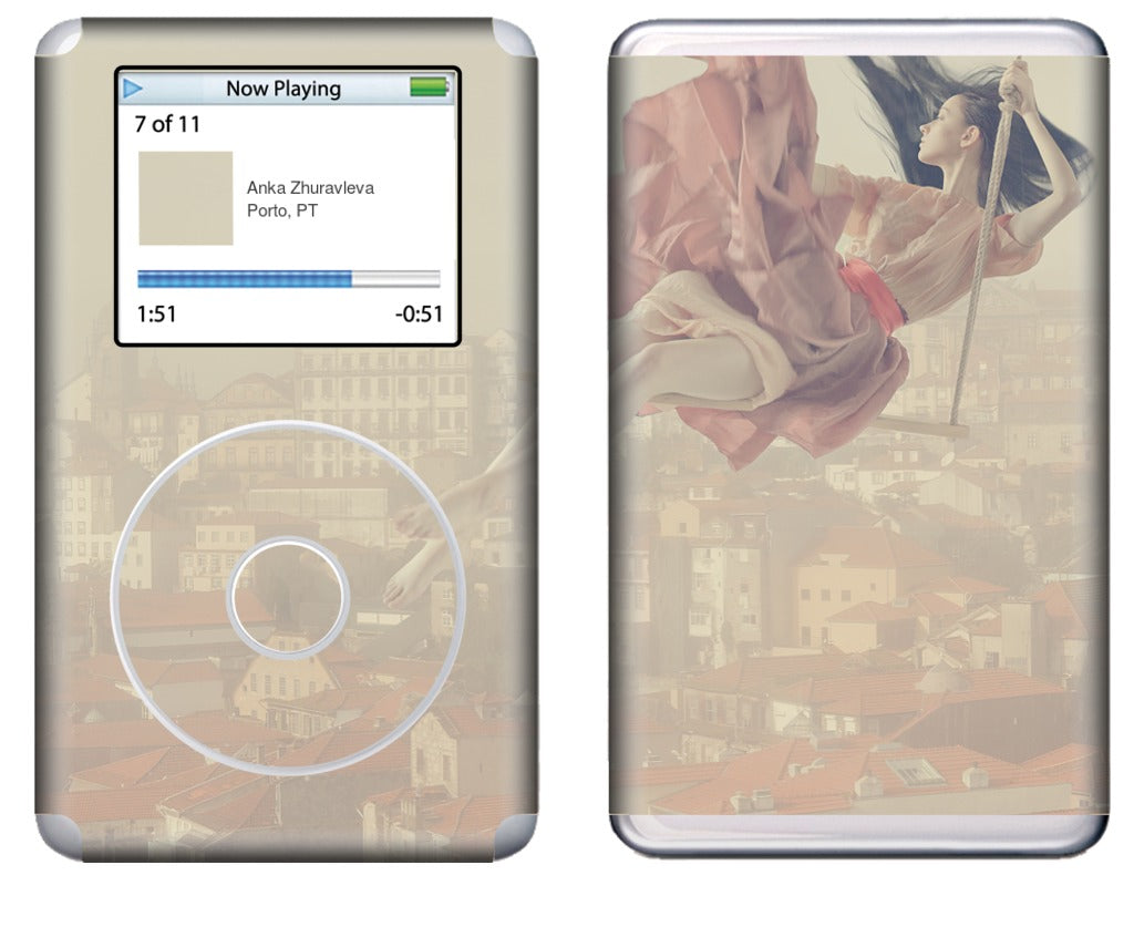 Swinging Over Oporto iPod Skin