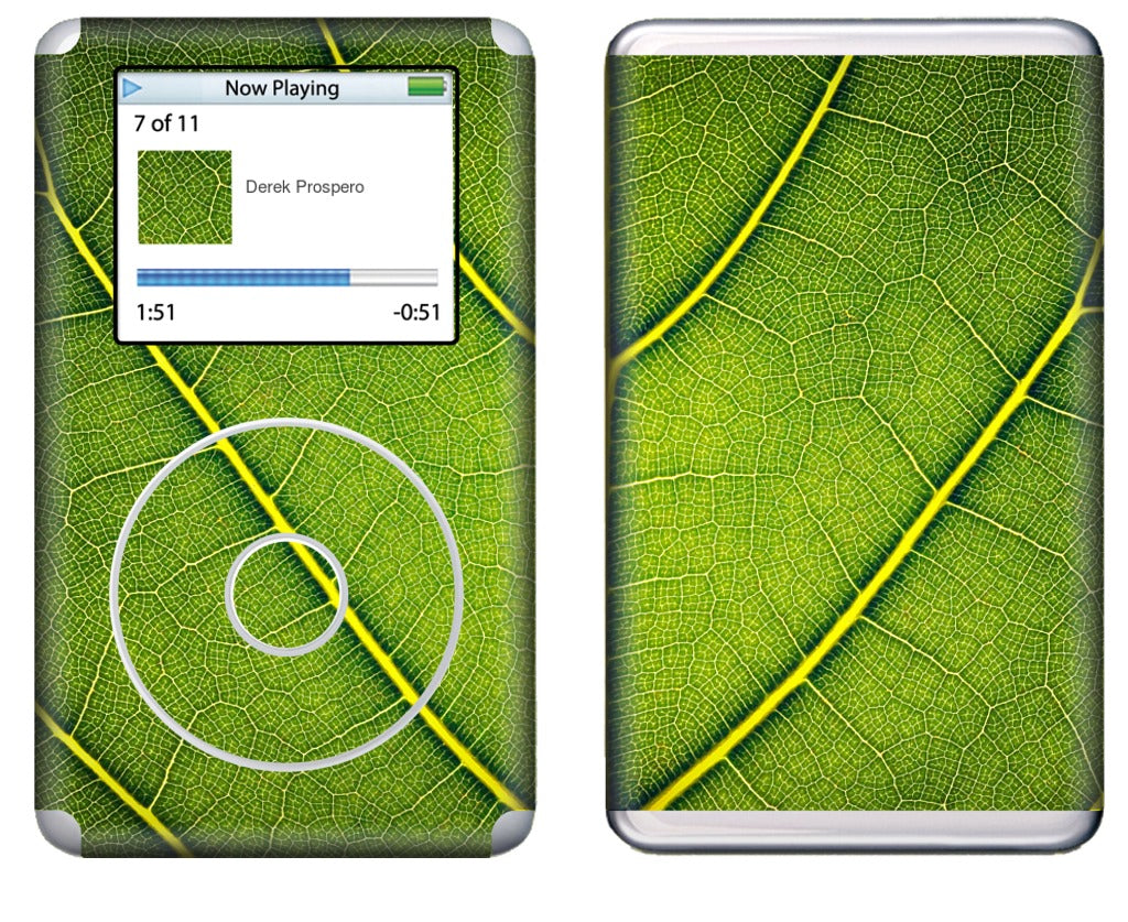 Loose Leaf iPod Skin