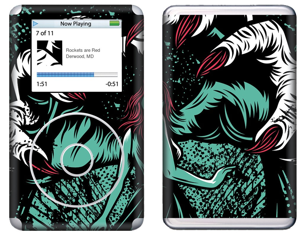 Molly vs The Zombie iPod Skin