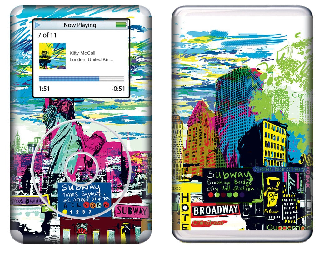 New York Skyline iPod Skin