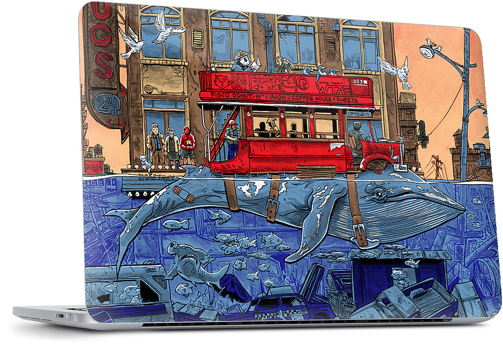 Northbound Whale MacBook Skin