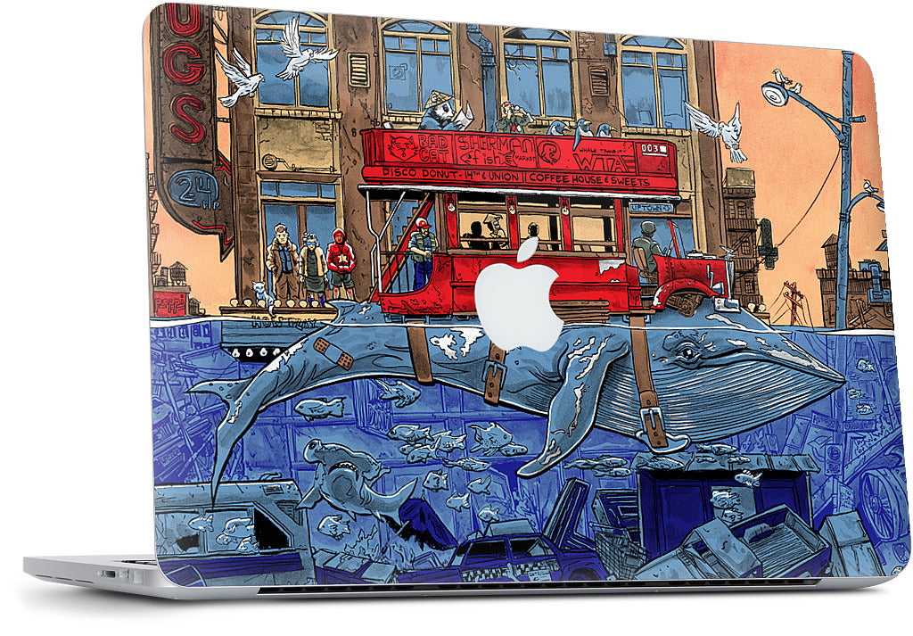 Northbound Whale MacBook Skin