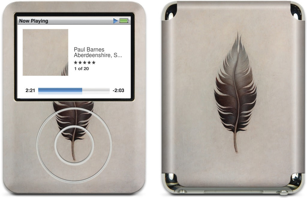 Thought Feather iPod Skin