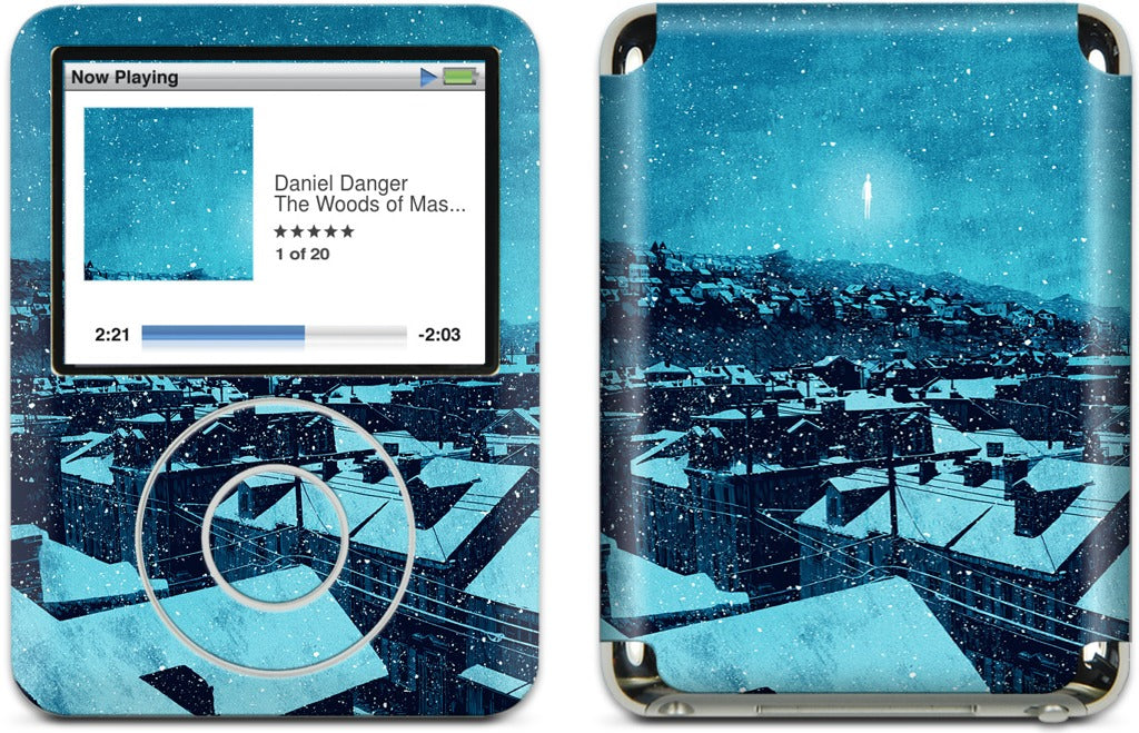 "we wait out the storm, and i am floored" iPod Skin