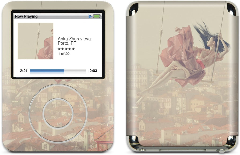 Swinging Over Oporto iPod Skin