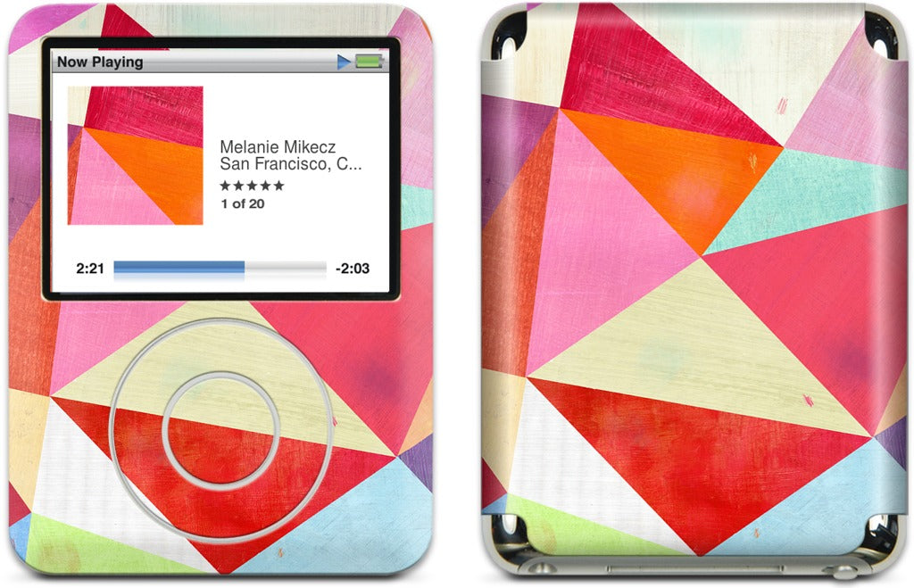 Pink Triangle iPod Skin