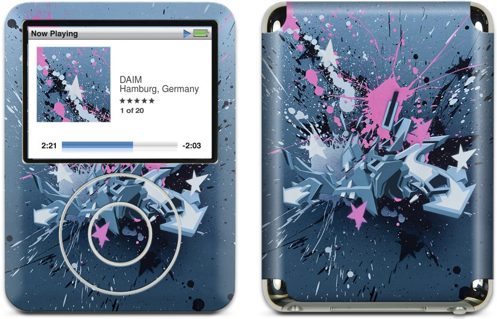 Fancy Explosion iPod Skin