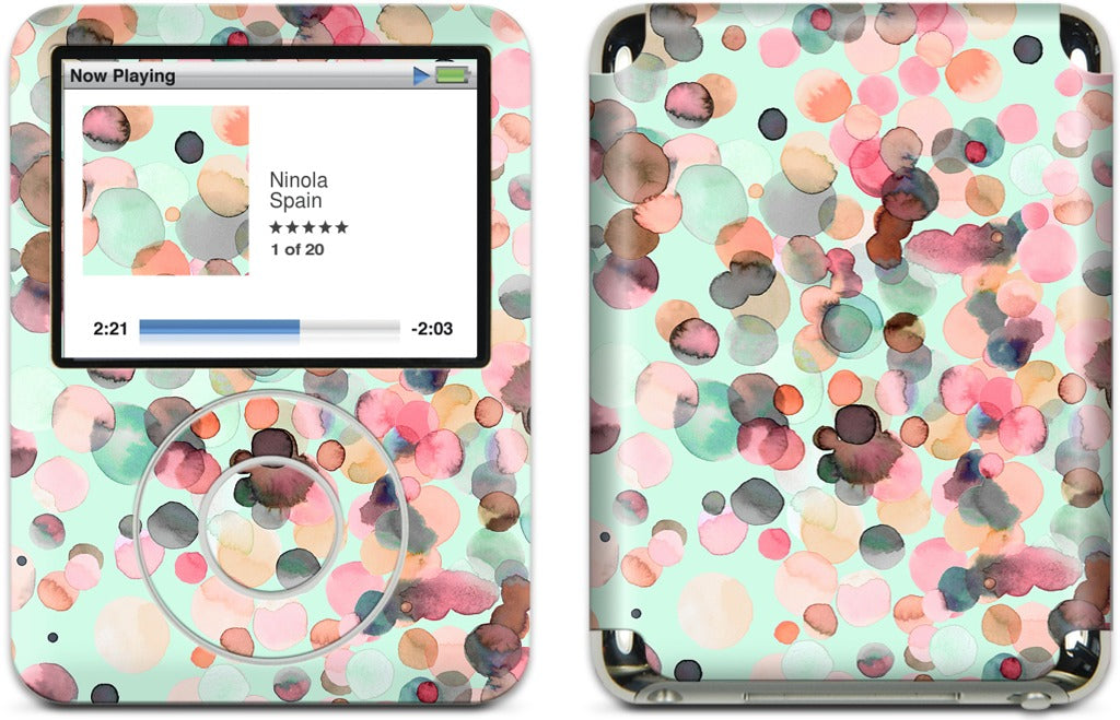 Color drops iPod Skin