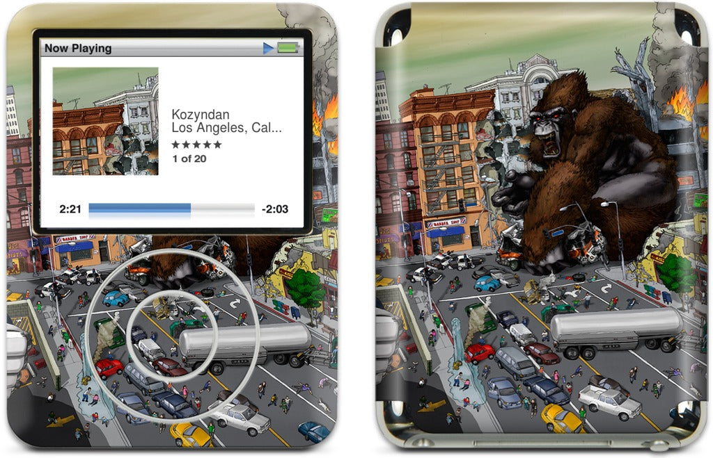 War Of The Monsters iPod Skin