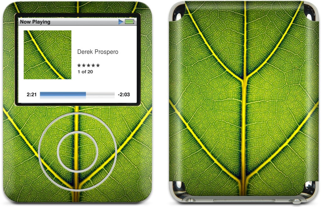 Loose Leaf iPod Skin