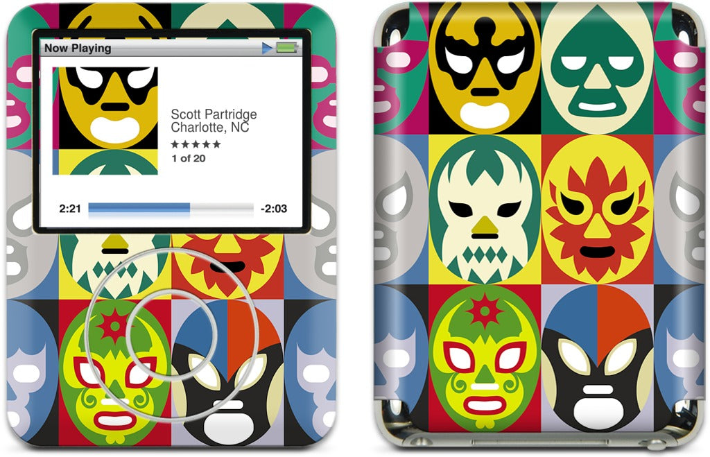 Lucha Libre iPod Skin
