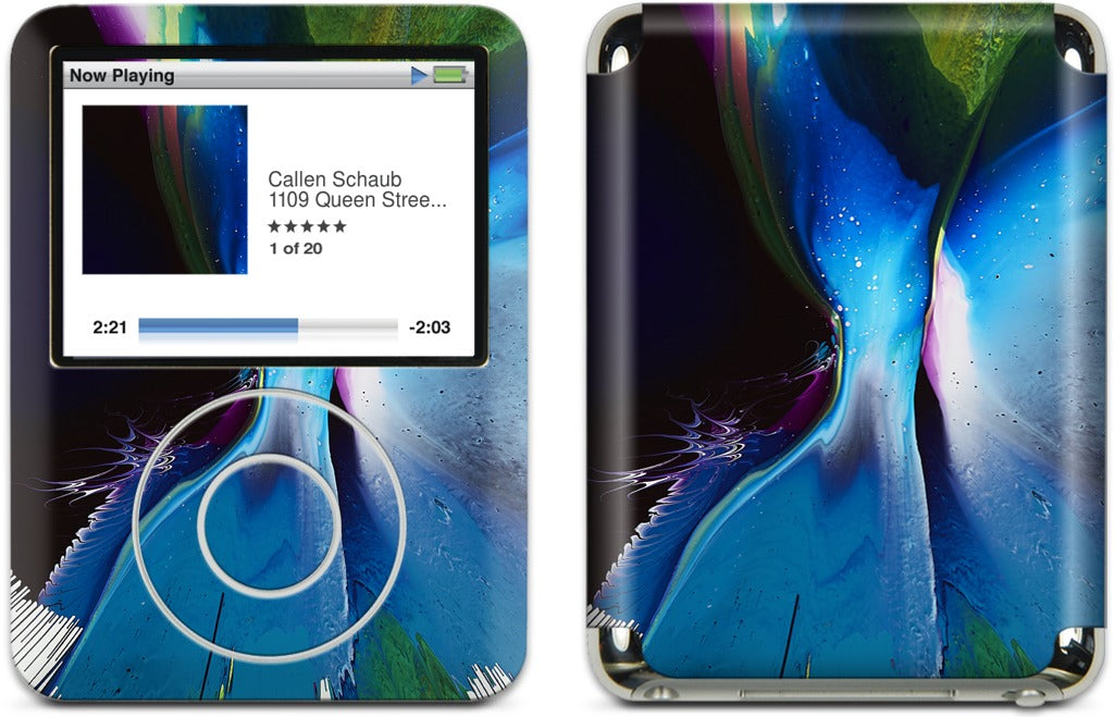 Blue Shift iPod Skin