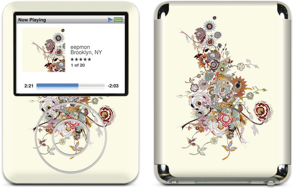 Chaos Bloom Spring Irritation iPod Skin