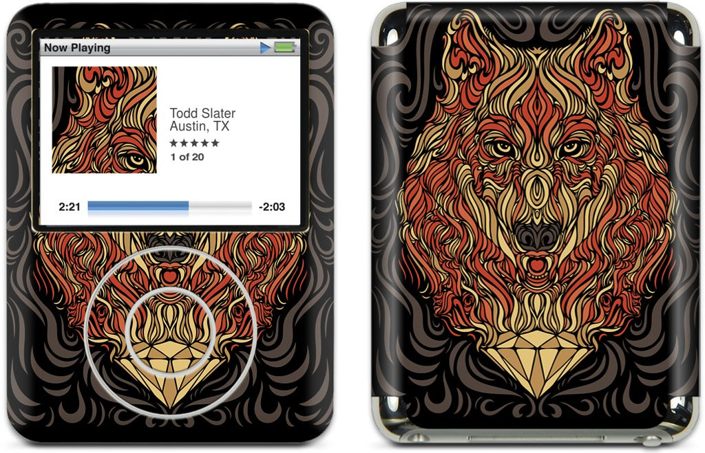 The Lone Wolf iPod Skin