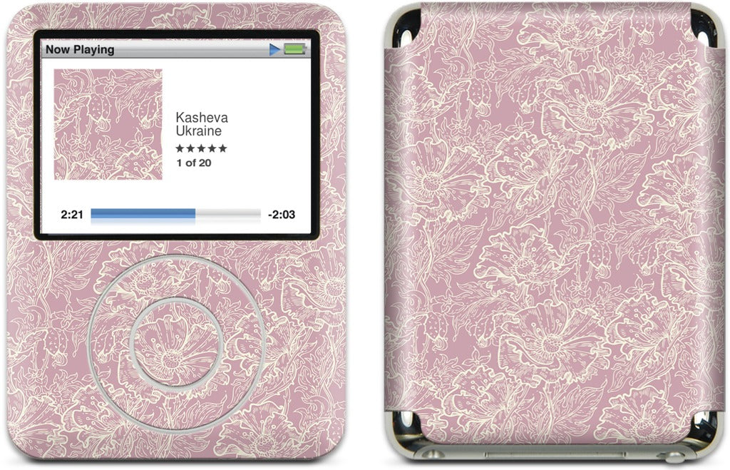 Poppy iPod Skin