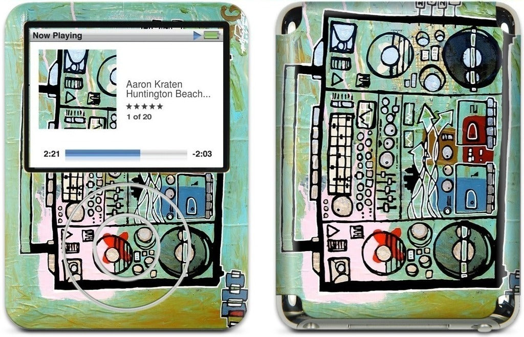 Ghetto Blaster iPod Skin
