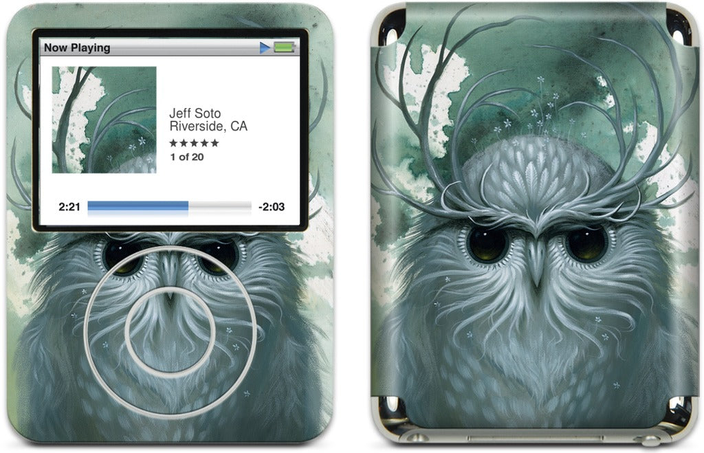 Snow Owl iPod Skin