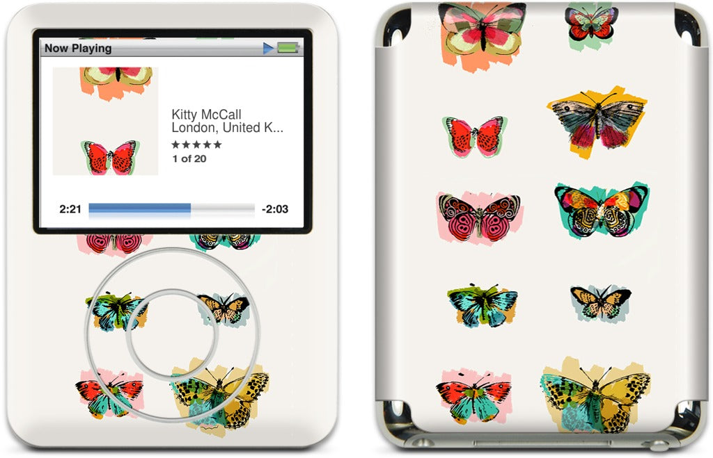 Papillons iPod Skin