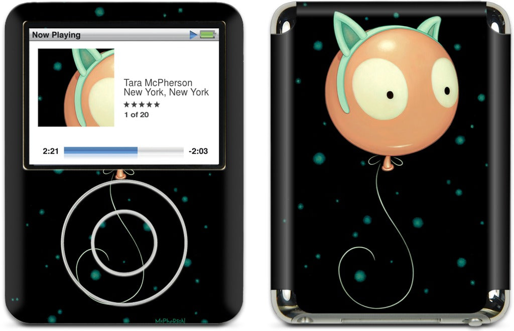 Wiggle Kitty iPod Skin
