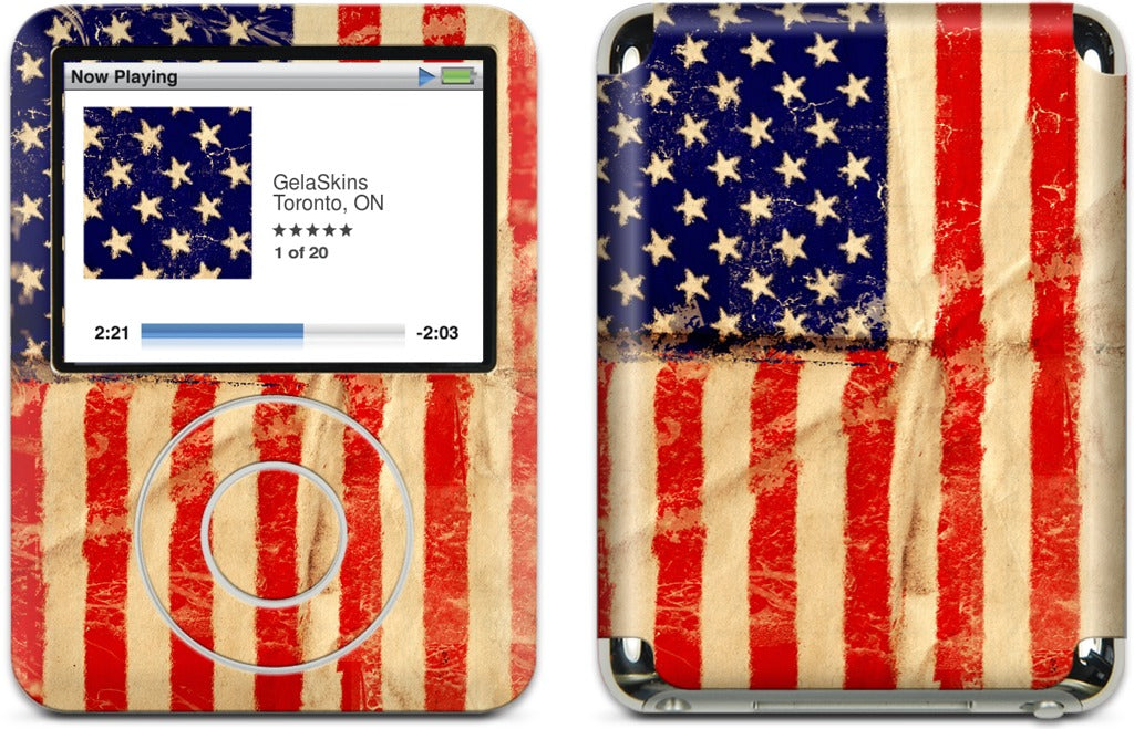 Stars and Stripes iPod Skin