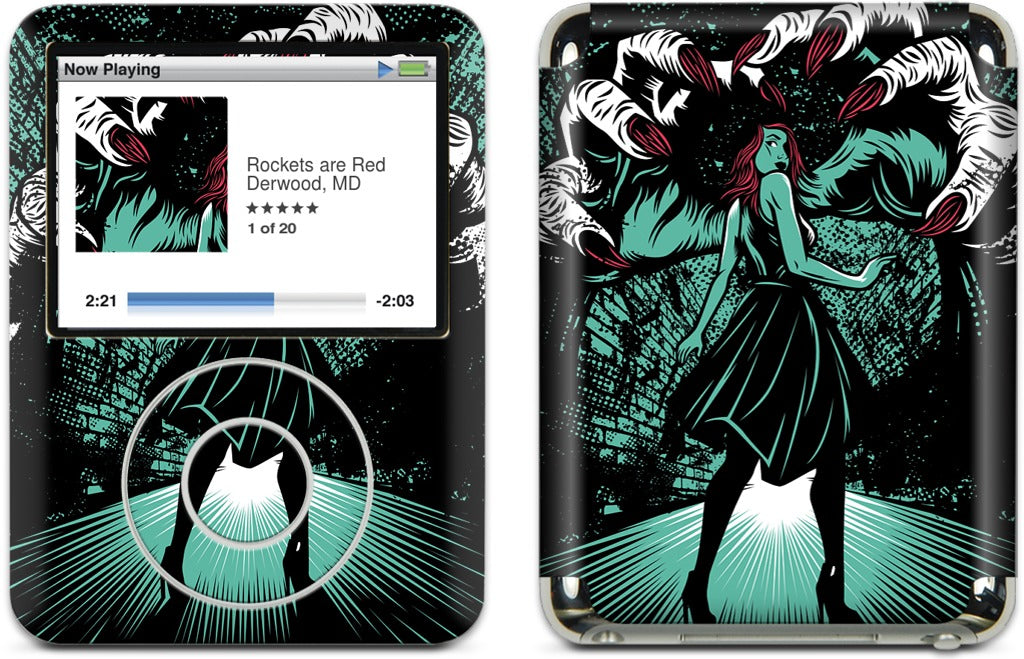 Molly vs The Zombie iPod Skin