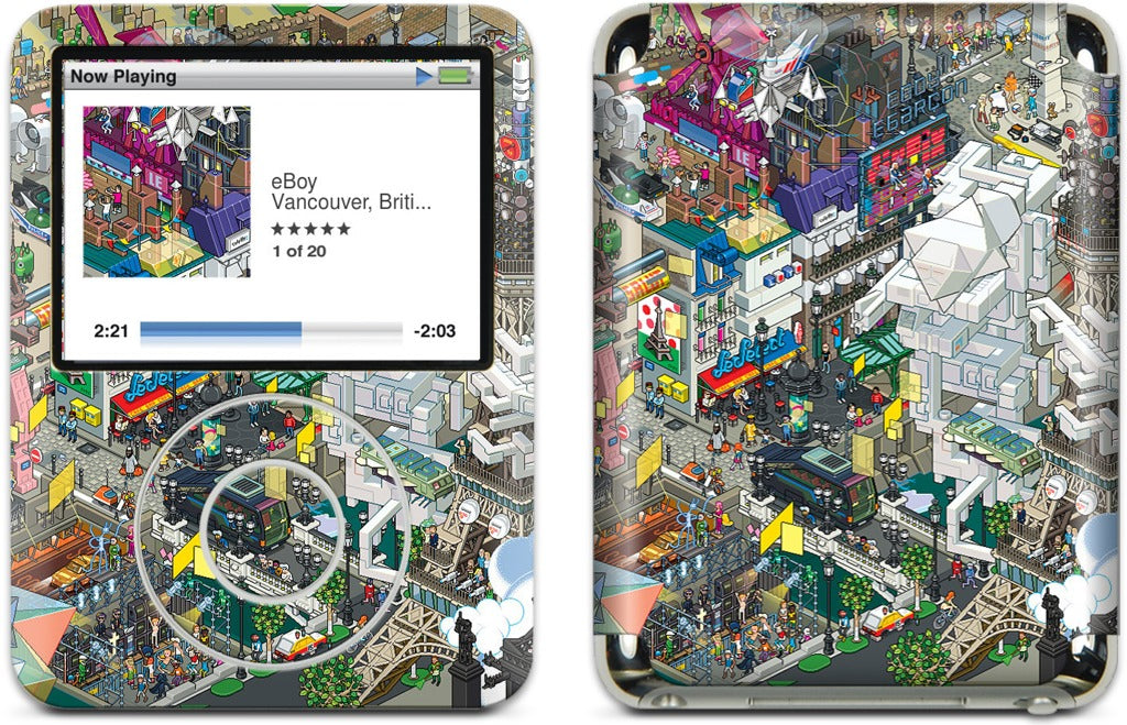 Paris iPod Skin