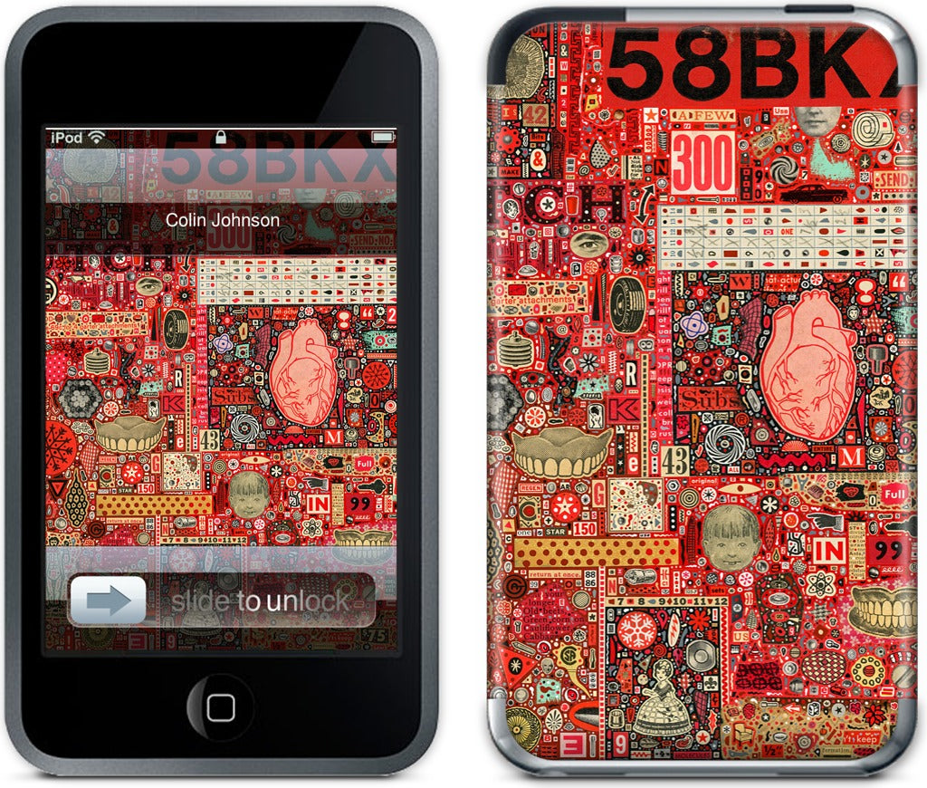 Big Numbers - Heart and Teeth iPod Skin