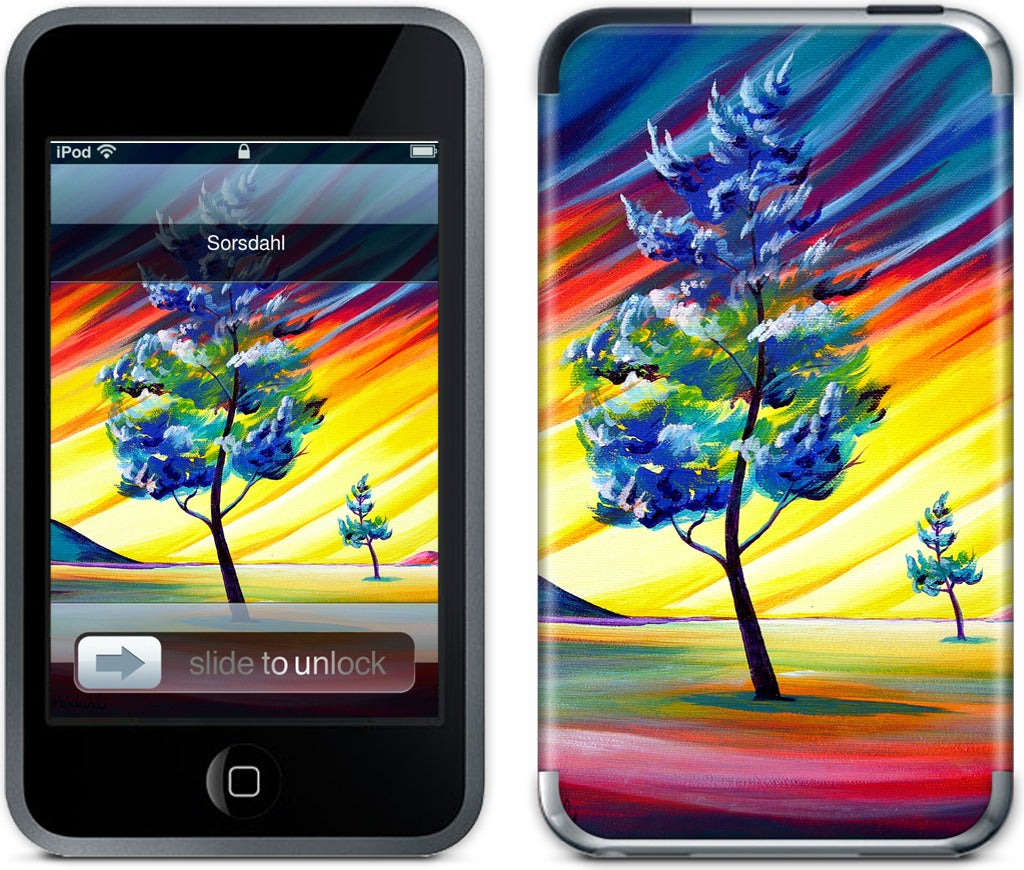 Thick Frost Sunset Glow iPod Skin