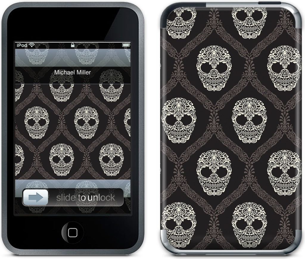 Skull Damask iPod Skin