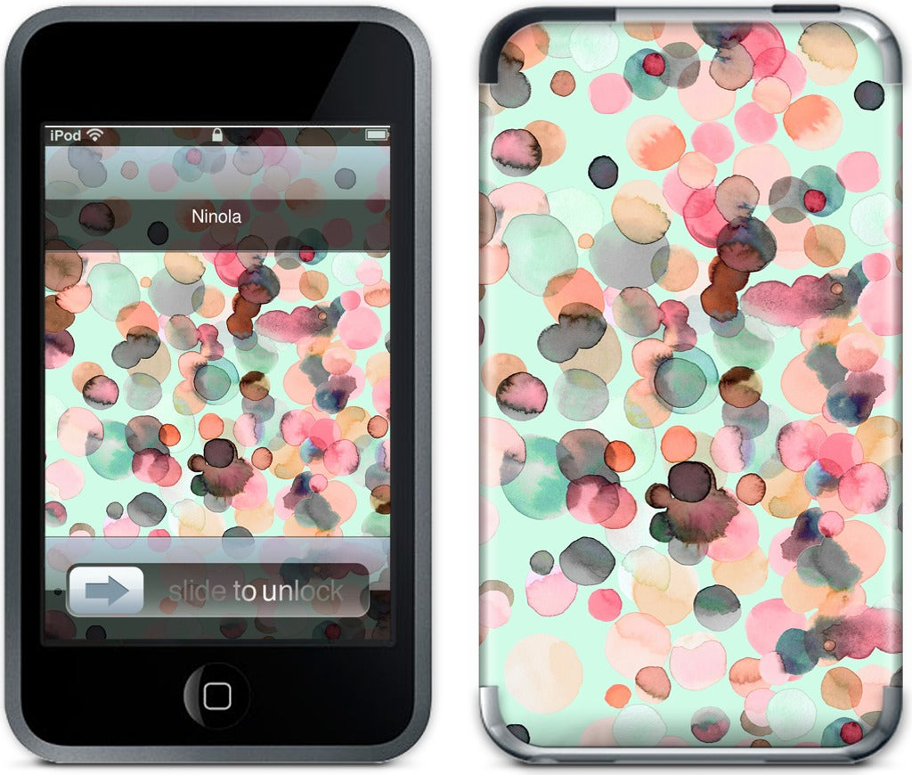 Color drops iPod Skin
