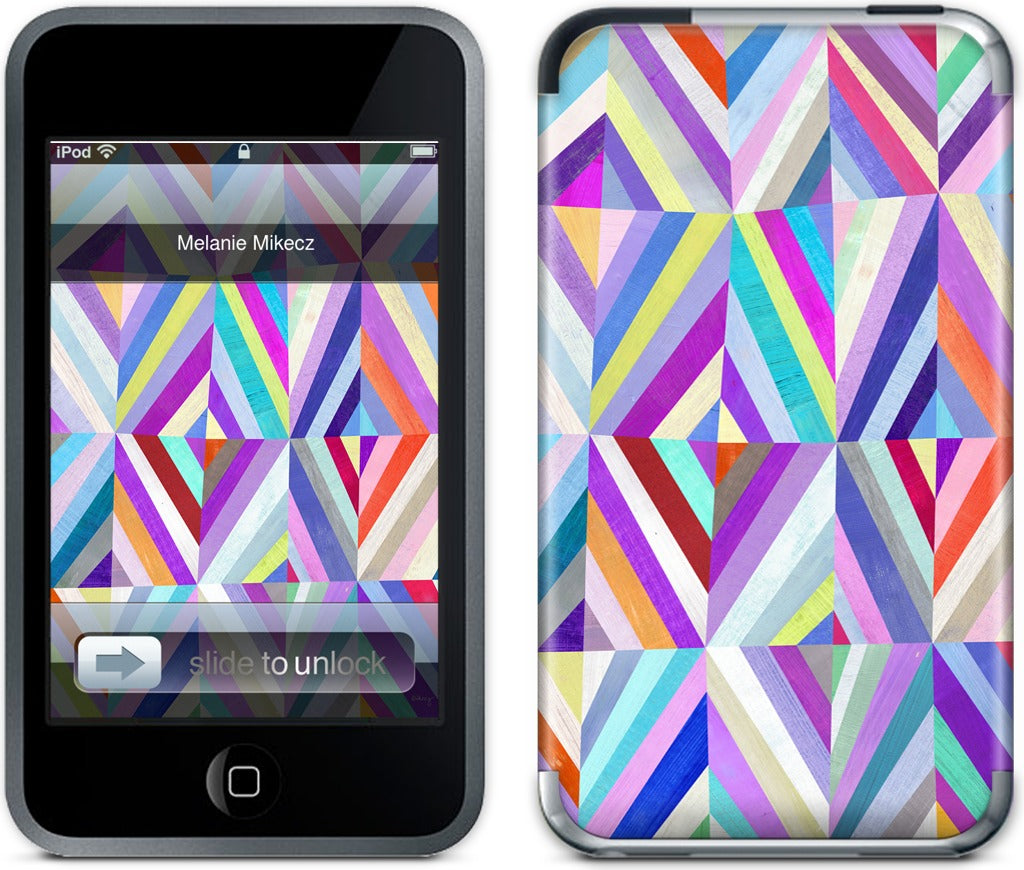 Purple Diamonds iPod Skin