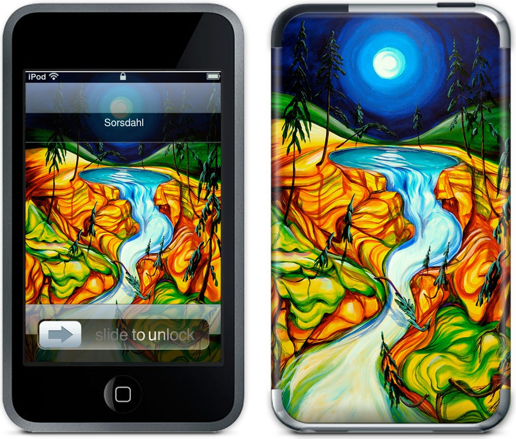 Cup Of Life Athabasca Falls Jasper iPod Skin